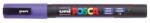 uni Dekormarker, 0, 9-1, 3 mm, UNI "Posca PC-3ML", fényes lila (TUPC3MLL) - fapadospatron