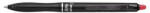 Pilot Rollertoll, 0, 35 mm, törölhető, nyomógombos, PILOT "Frixion Ball Plus", piros (PFBPP) - fapadospatron