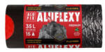 Alufix Szemeteszsák, zárószalagos, 35 l, 15 db, 53x60 cm, 28 , ALUFIX "Aluflexy", fekete (KHK964) - fapadospatron