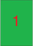 APLI Etikett, 210x297 mm, színes, APLI, zöld, 100 etikett/csomag (LCA11841) - fapadospatron