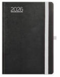 TopTimer Naptár, tervező, A5, heti, TOPTIMER, "Nero", fekete-szürke 1 db (NKN015SZU)