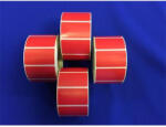 Victoria Etikett, thermo, 25x45 mm, 1000 etikett/tekercs, piros 1 tek (ISCT2545P)