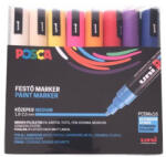 uni Dekormarker készlet, 1, 8-2, 5 mm, UNI "Posca PC-5M", 16 különböző szín (TUPC5M16DB) - fapadospatron