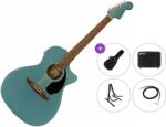 Fender Newporter Player Premium SET Tidepool Електро-акустична китара Джъмбо