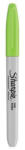 Sharpie Alkoholos marker, 1 mm, kúpos, SHARPIE "Fine Point", világoszöld (SR0811000) - fapadospatron