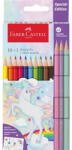 Faber-Castell Színes ceruza készlet, hatszögletű, FABER-CASTELL"Unikornis" 10+3 különböző szín (TFC111219) - fapadospatron