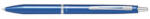 Pilot Golyóstoll, 0, 32 mm, nyomógombos, metálkék tolltest, PILOT "Acro 1000", kék 1 db (PAC1GMK)