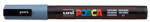 uni Dekormarker, 0, 9-1, 3 mm, UNI "Posca PC-3M", palaszürke (TUPC3MPSZ) - fapadospatron
