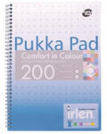 Pukka Pad Spirálfüzet, A4, vonalas, 100 lap, PUKKA PAD "Irlen Jotta Turquoise (PUPRIJA4T) - fapadospatron