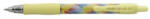 Pilot Zseléstoll, 0, 32 mm, nyomógombos, sárga tolltest, PILOT "G-2 Flow", kék (PG27FLY) - fapadospatron