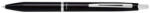 Pilot Golyóstoll, 0, 32 mm, nyomógombos, fekete tolltest, PILOT "Acro 1000", kék (PAC1GFK) - fapadospatron