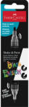 Faber-Castell Dekormarker, 1, 0/3, 0 mm, kétvégű, akril, FABER-CASTELL "Shake&Paint", fekete (TFC285598) - fapadospatron