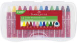 Faber-Castell Zsírkréta, háromszögletű, FABER-CASTELL "Jumbo", 12 különböző szín 12 db (TFC120011)