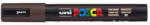 uni Dekormarker, 1, 8-2, 5 mm, UNI "Posca PC-5M", sötétbarna (TUPC5MSB) - fapadospatron