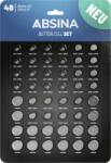 ABSINA Gombelem készlet 1 db Alkáli mangán (401008-2) (401008-2) - aqua