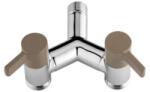 Colortap kerti csap ECO dupla, Y 1/2" - 3/4" x 3/4" - galambszürke (L145GRT - L145GRT)