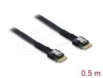 Delock Delock PCIe 4.0 kábel Slim SAS SFF-8654 4i - Slim SAS SFF-8654 4i, 0, 5m (83016) (83016)