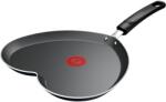 Tefal Tigaie de clătite în formă de inimă Tefal Pancake Day B0141002, 25 cm, înveliș antiaderent, indicator Thermo-Signal, baza Diffusion, roșu & negru (B0141002)