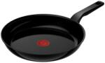Tefal Tigaie Tefal Renew de 28 cm C4320623, 100% aluminiu reciclat, indicator Thermo-Signal, compatibil cu inducția, înveliș ceramic, negru (C4320623)