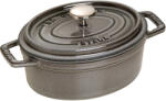 Staub Oală de gătit ovală, gri grafit V 0, 6 l Staub (ST1101518)