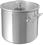 Mauviel Oală mare cu mânere din oțel inoxidabil și capac din sticlă O 24 cm MAUVIEL (ML523275)