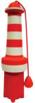 Rogz világítótorony kutyajáték piros/fehér 25cm