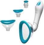 Doc Johnson Pompa Bloom Intimate Body 4 Accesorii Vibrating&Sucking Alb/Albastru