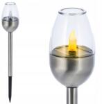 Jumi Lampă solară din oțel inoxidabil, 1 LED alb 41069 (L-951433)