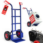 AVLift Molnárkocsi, kézikocsi 200 kg teherbírású, defektmentes kerékkel - rakodólap mérete 35x18 cm - összecsukható