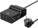 Ewent EW3992 GaN зарядна станция и разклонител 65W (EW3992)