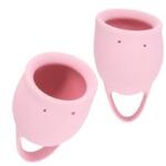 LOLA GAMES Set de cupe menstruale Natural Wellness Magnolie roz, 2 bucăți