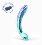 BIIRD Kalii dildo din sticlă borosilicată 18 x 3, 2 cm Dildo