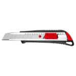 TOP TOOLS Törhető pengés kés 18mm, fém vezetősín (17B528) (17B528)