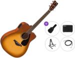 Yamaha FGX800C Premium SET Sand Burst Chitară electro-acustică Dreadnought