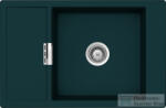 SCHOCK Mono D-100XS CRISTADUR® Ivy 780 x 510 mm, gránit kompozit konyhai mosogató, intenzív sötétzöld MOND100XIVY (MOND100XIVY)