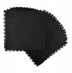 SucceBuy Pvc garázs padlószőnyeg 16db 51, 3x51, 3CM 5MM Fekete (PVCLSCKDDPVCA)