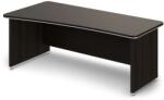 LENZA TopOffice ergonomikus asztal 200 x 100 cm, bal, wenge