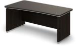 LENZA TopOffice ergonomikus asztal 180 x 94, 8 cm, bal, wenge