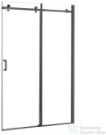 Leziter Bold görgős zuhanyajtó 130x195 cm fekete LB130B (LB130B)