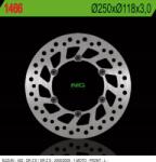 NG Brake Disc Ng Féktárcsa Első Suzuki Drz 400 E/s '00-'09 (250X118X3) (6X6, 5MM)