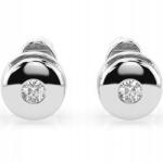 ESSYA 585 Arany Fülbevaló Gyémánttal 0, 08 Ct Lab Essya (102-10048-585-LAB-WHT)
