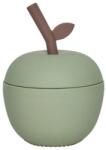 OYOY Mini Зелена силиконова детска чаша Apple - OYOY Mini (M107561)