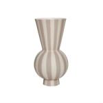 OYOY Living Design Бежова глинена ръчна изработка ваза (височина 28 cm) Toppu - OYOY Living Design (L301174)