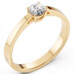 ESSYA 925 Ezüst Gyűrű Gyémánttal 0, 4 Ct Lab Essya (101-10012/1(4.7)-925-LAB-YEL)