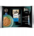Sheba Selection nedves macskaeledel hal ízű szósz tasak 4x85 g