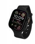 Decoded Szilikon szíj Apple Watch 4/5/6/7/8/9/SE/10/11 40/41/42mm készülékhez (D26AWS42ABS2BK)