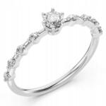 ESSYA 925 Ezüst Gyűrű Gyémántokkal 0, 36 Ct Lab Essya (101-10144(3.7)-925-LAB-WHT)