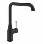 GROHE konyhai mosogató csaptelep Essence magas forgatható kifolyócső fekete (30505KF0)