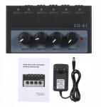  Analóg Keverő 4 Csatornás DC 5V Audio Interfész (963258741230)