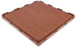 GEOMAT Műanyag burkolólap - FATRASTEP Lineris - 30×30×2, 5 cm barna (csomag 9 db = 0, 81 m2)
